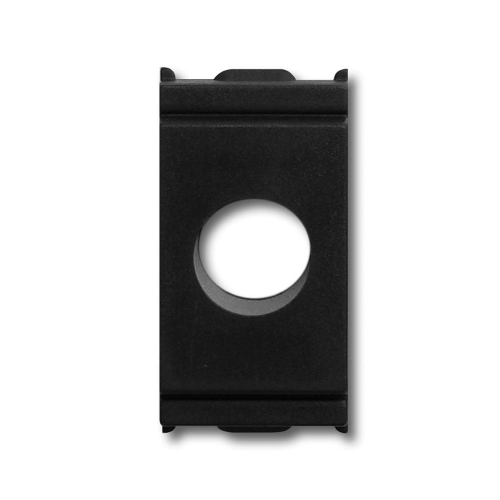 VI-ID ADATTATORE PER LA SERIE CIVILE VIMAR IDEA ® DI COLORE NERO CON 1 FORO PER LE PRESE A 1 USCITA (SPI E SPF)