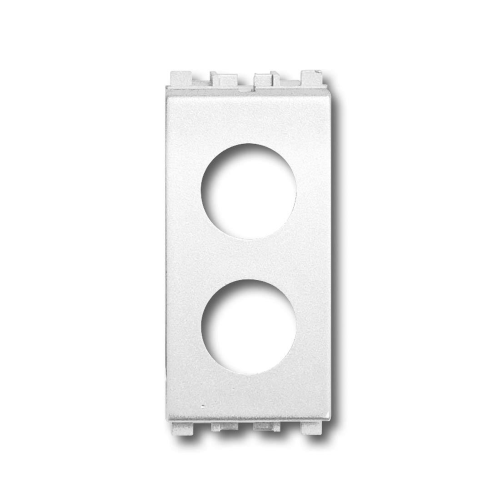 VI-EKW2 ADATTATORE PER LA SERIE CIVILE VIMAR EIKON WHITE ® DI COLORE BIANCO CON 2 FORI PER LE PRESE DEMISCELATE A 2 USCITE (PDM)