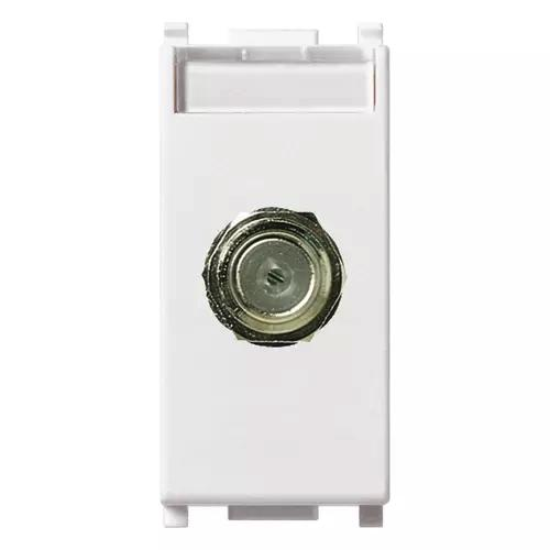 VIMAR PLANA - PRESA COASSIALE TIPO F FEMMINA BIANCO