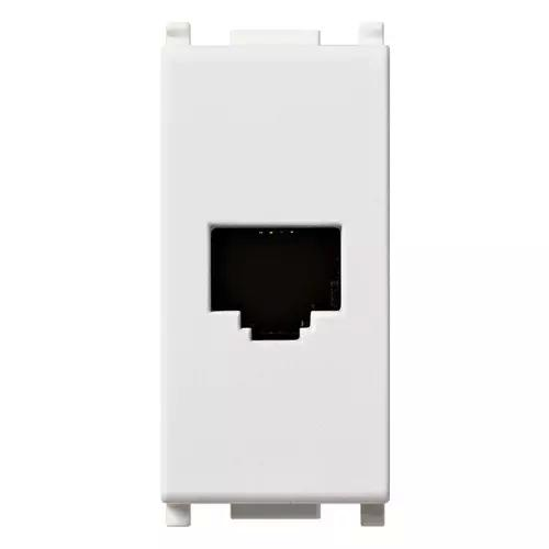 VIMAR PLANA - PRESA RJ11 6/4 BIANCO