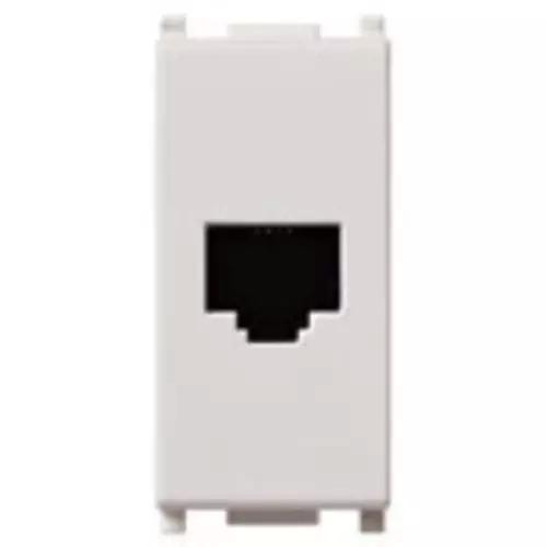 VIMAR PLANA - PRESA RJ12 6/6 BIANCO