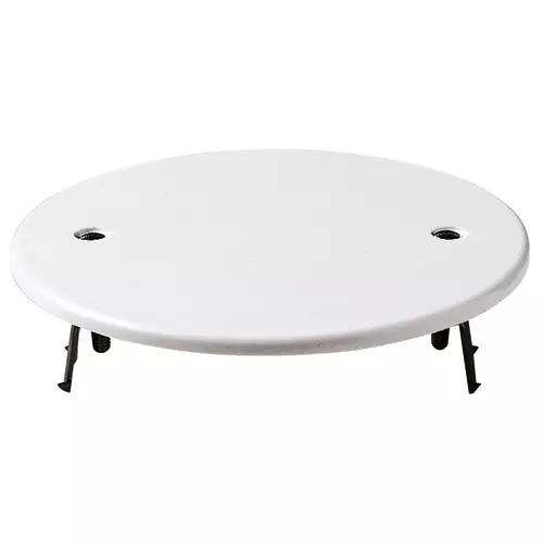 COPERCHIO ROTONDO Ø94MM +GRIFFE BIANCO