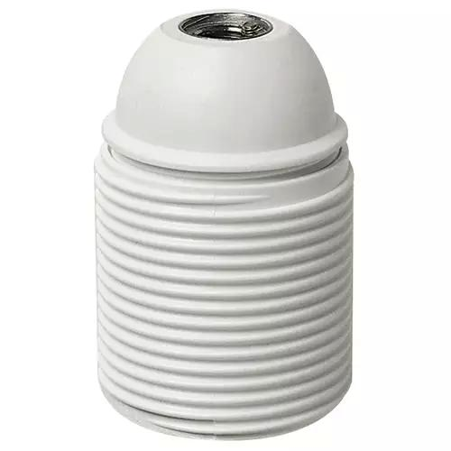 PORTALAMPADA E27 M10X1 CM/FIL. BIANCO