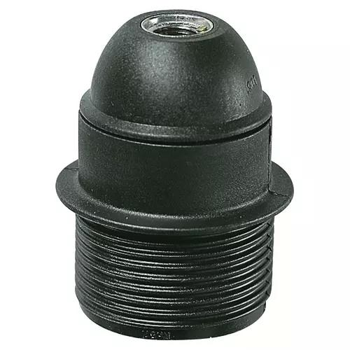 PORTALAMPADA E27 M10X1 CM/PFIL. NERO