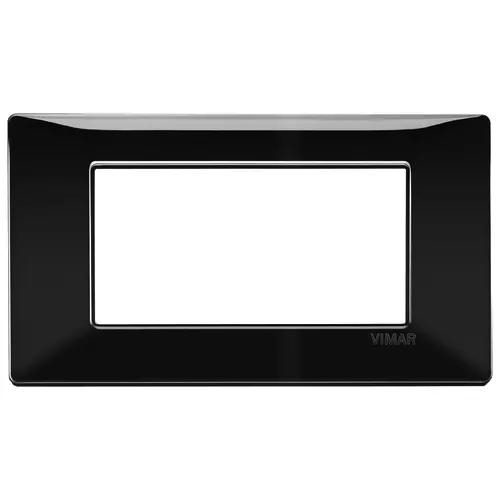 VIMAR PLANA - PLACCA 4M NERO