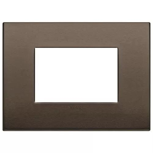VIMAR ARKE - PLACCA CLASSIC 3M BRONZO SCURO