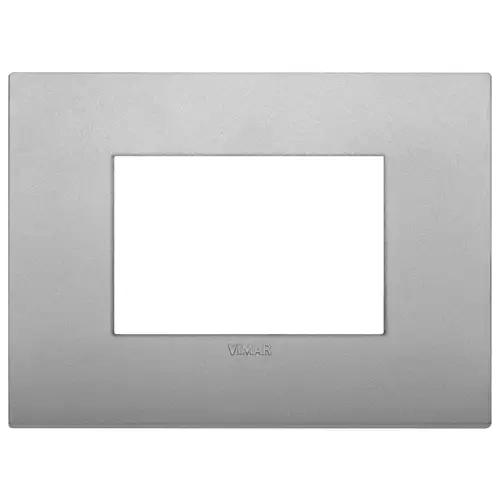 VIMAR ARKE - PLACCA CLASSIC 3M SILVER MATT