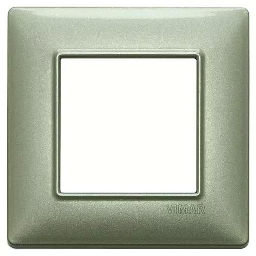VIMAR PLANA - PLACCA 2M VERDE METALLIZZATO