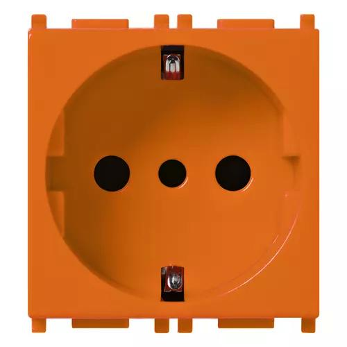 VIMAR PLANA - PRESA 2P+T 16A P30 ARANCIONE SCHUCO