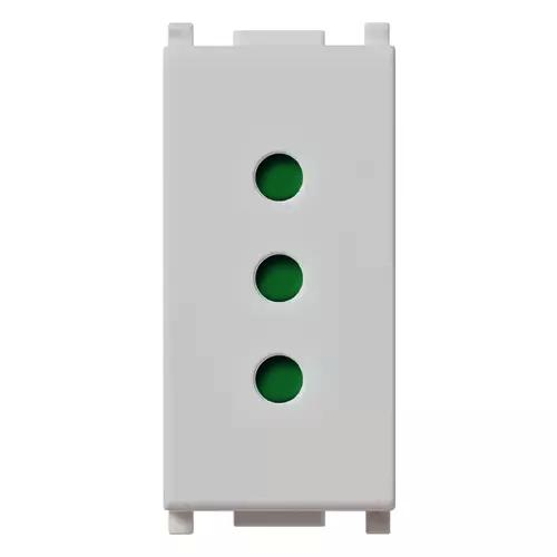 VIMAR PLANA - PRESA 2P+T 10A P11 SILVER