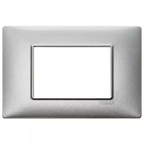 VIMAR PLANA - PLACCA 3M ARGENTO METALLIZZATO