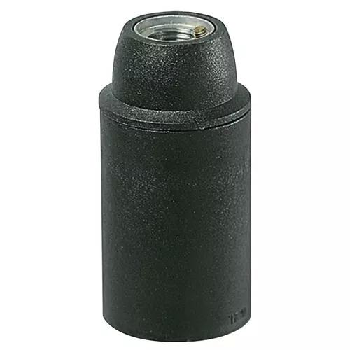 PORTALAMPADA E14 M10X1 CM/LISC NERO