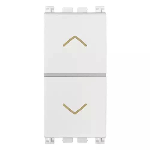 VIMAR ARKE - DUE PULSANTI INTERBLOCC.NO+NO 10A BIANCO