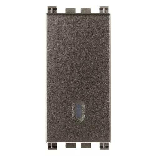 VIMAR ARKE - PULSANTE 1P NO 10A METAL