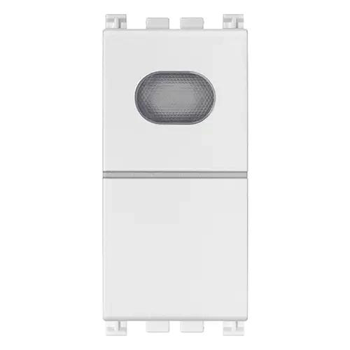 VIMAR ARKE - PULSANTE 1P NO 10A CON SPIA BIANCO