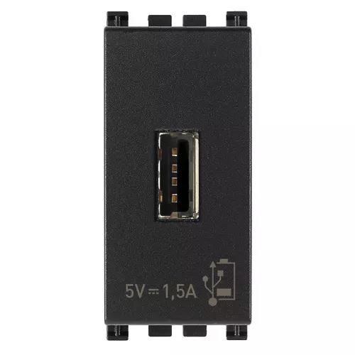 VIMAR ARKE - UNIT ALIMENTAZIONE USB 5V1,5A 1M GRIGIO