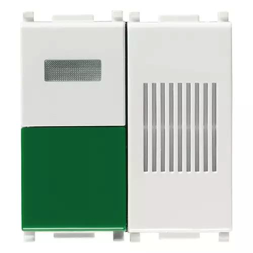 VIMAR PLANA - PULSANTE ANNULLAMENTO+BUZZER ANTIBATTERICO