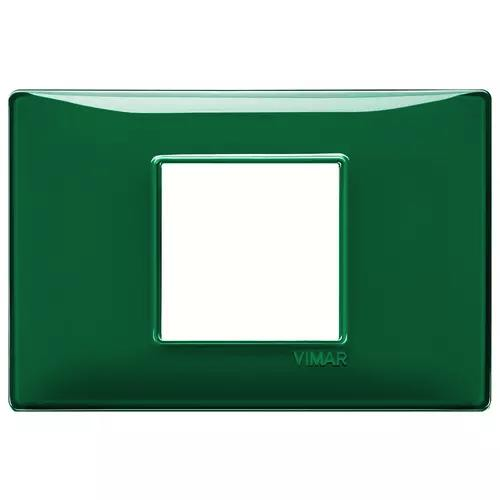 VIMAR PLANA - PLACCA 2M CENTRALI REFLEX SMERALDO