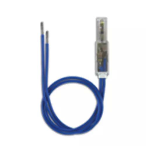 UNITÀ LED 110-250V 0,3W ASSIALE AZZURRO