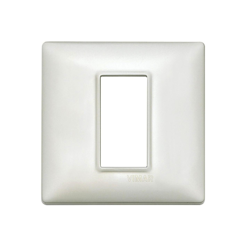 VIMAR PLANA - PLACCA 1M ARGENTO PERLATO