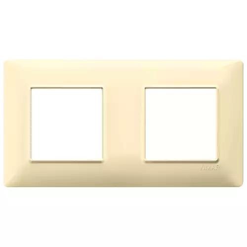 VIMAR PLANA - PLACCA 4M (2+2) INT71 CREMA