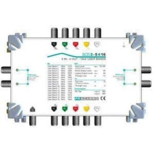FRACARRO MULTISWITCH SCD2-5416W 5IN 4OUT 287412