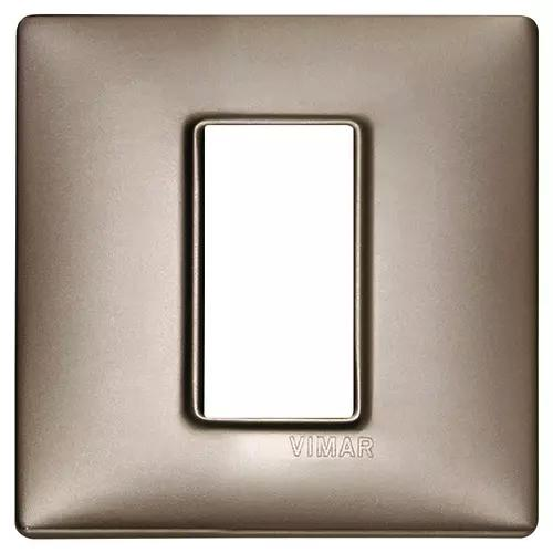 VIMAR PLANA - PLACCA 1M NICHEL PERLATO