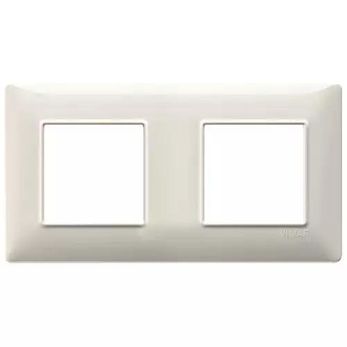 VIMAR PLANA - PLACCA 4M (2+2) INT71 BIANCO GRANITO