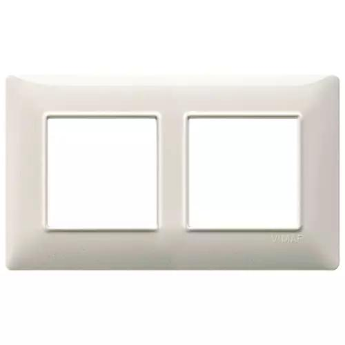 VIMAR PLANA - PLACCA 4M (2+2) INT57 BIANCO GRANITO
