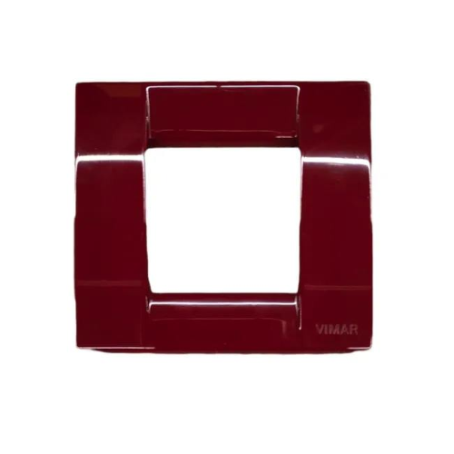 VIMAR IDEA - PLACCA CLASSICA 1/2 MODULI ROSSO RUBINO