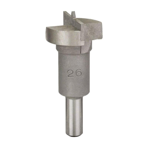 FRESA PUNTA PER CERNIERE CON INSERTI IN METALLO DURO DIAM. 26 MM.