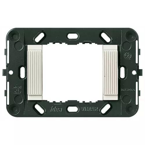 VIMAR IDEA - SUPPORTO 2M RIGATO SCATOLE DA INCASSO 3M BIANCO