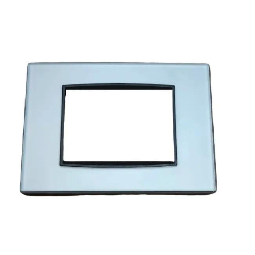 VIMAR EIKON - PLACCA CLASSIC 3M ARGENTO MIRROR