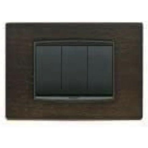 VIMAR EIKON - PLACCA CLASSIC 3M ROVERE SCURO