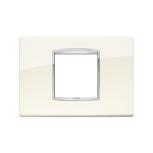 VIMAR EIKON - PLACCA CLASSIC 2M CENTRALI BIANCO ARTICO