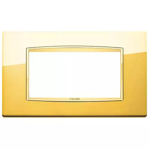 VIMAR EIKON - PLACCA CLASSIC 4M ORO LUCIDO