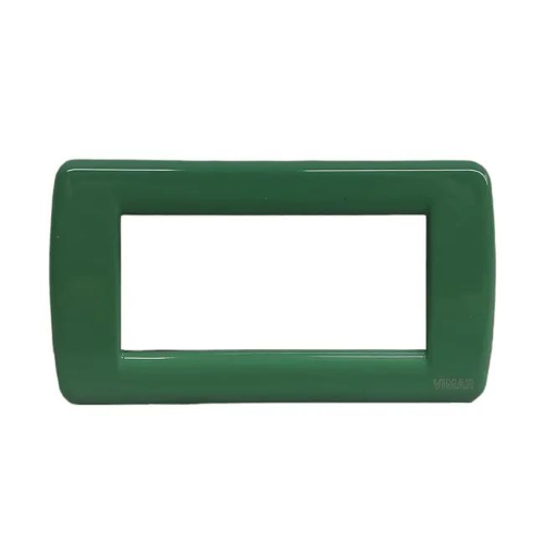 VIMAR IDEA - RONDO` PLACCA 4P METAL VERDE SALVIA