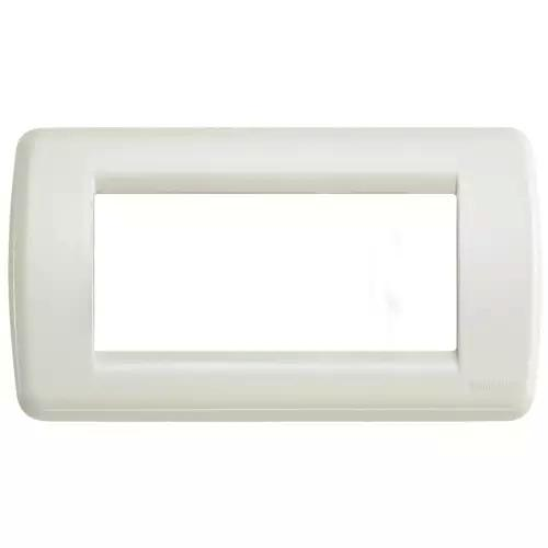 VIMAR IDEA - RONDO' PLACCA 4P METAL AVORIO