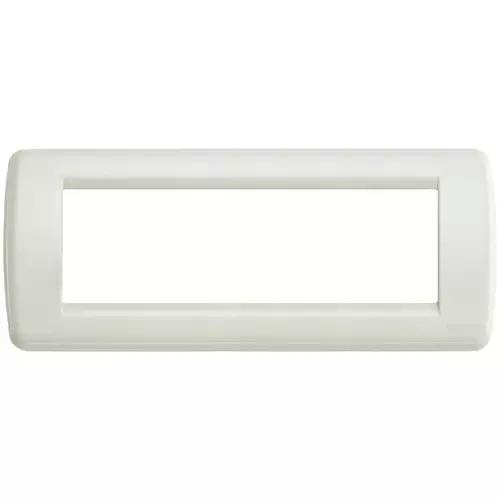 VIMAR IDEA - RONDO` PLACCA 6P METAL AVORIO