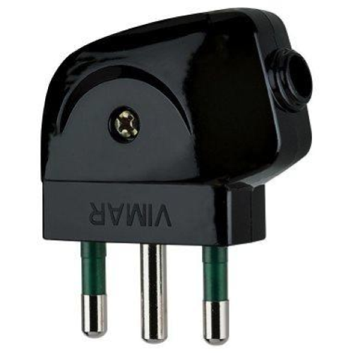 SPINA 2P+T 16A S17 90° NERO
