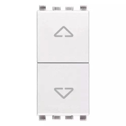VIMAR EIKON - DUE PULSANTI INTERBLOC. NO+NO 10A BIANCO