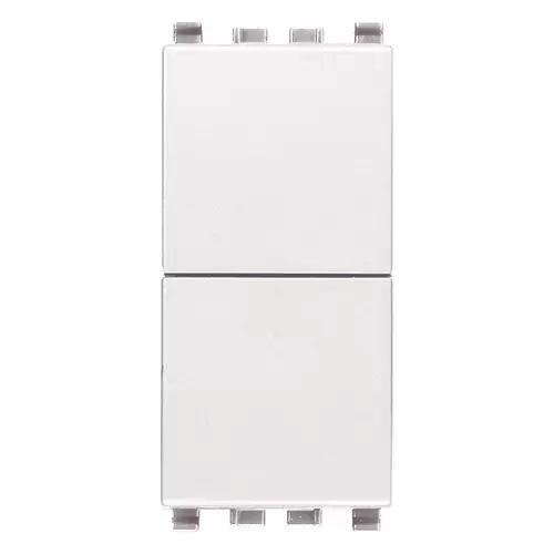 VIMAR EIKON - DUE PULSANTI INDIPEND. NO+NO 10A BIANCO