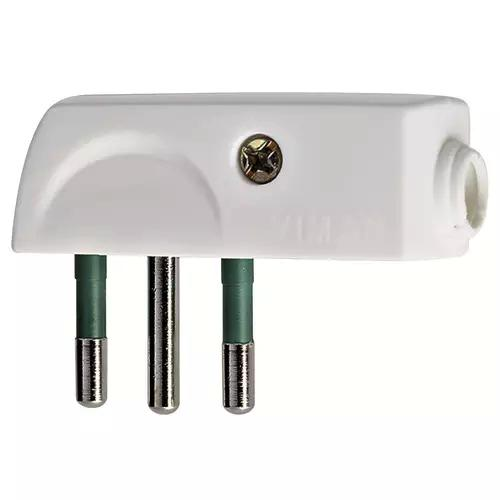 SPINA 2P+T 10A SPA11 90° BIANCO