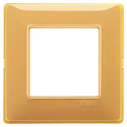 VIMAR PLANA - PLACCA 2M REFLEX AMBRA