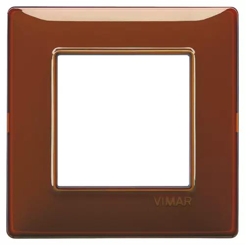 VIMAR PLANA - PLACCA 2M REFLEX TABACCO