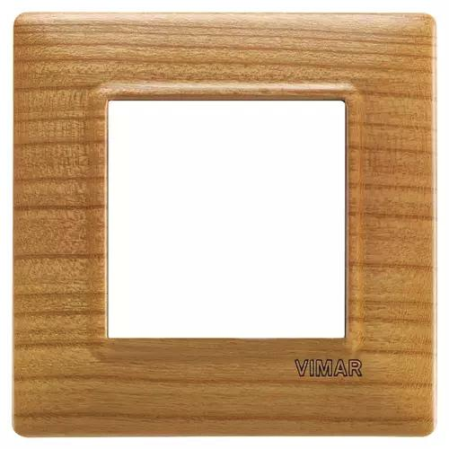 VIMAR PLANA - PLACCA 2M LEGNO CILIEGIO