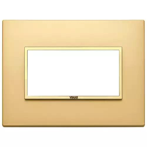VIMAR EIKON - PLACCA 4M ORO SATINATO