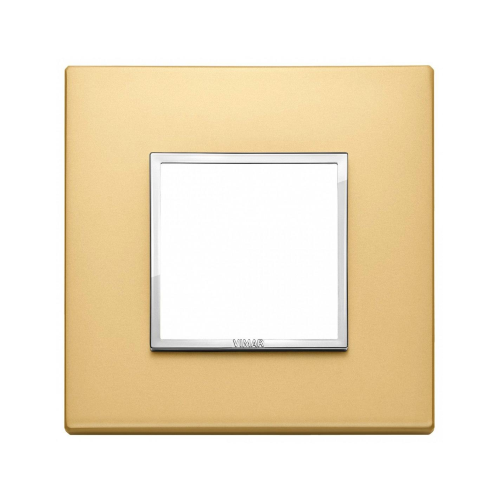 VIMAR EIKON - PLACCA 2M ORO SATINATO