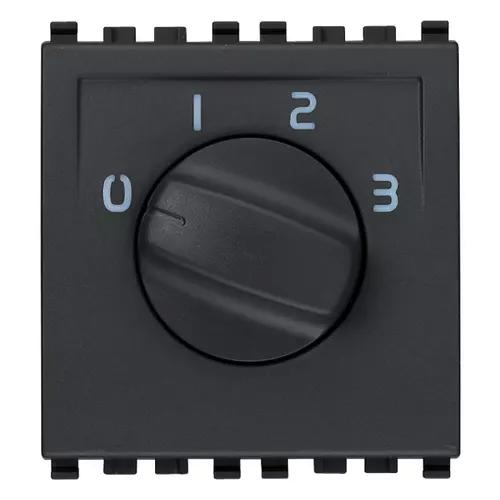 VIMAR EIKON - COMMUTATORE ROTATIVO 1P 6(3)A GRIGIO