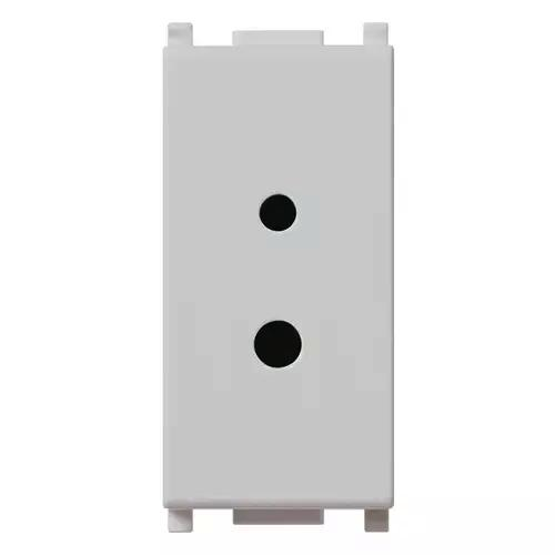 VIMAR PLANA - PRESA POLARIZZATA 2P 6A 24V SELV SILVER